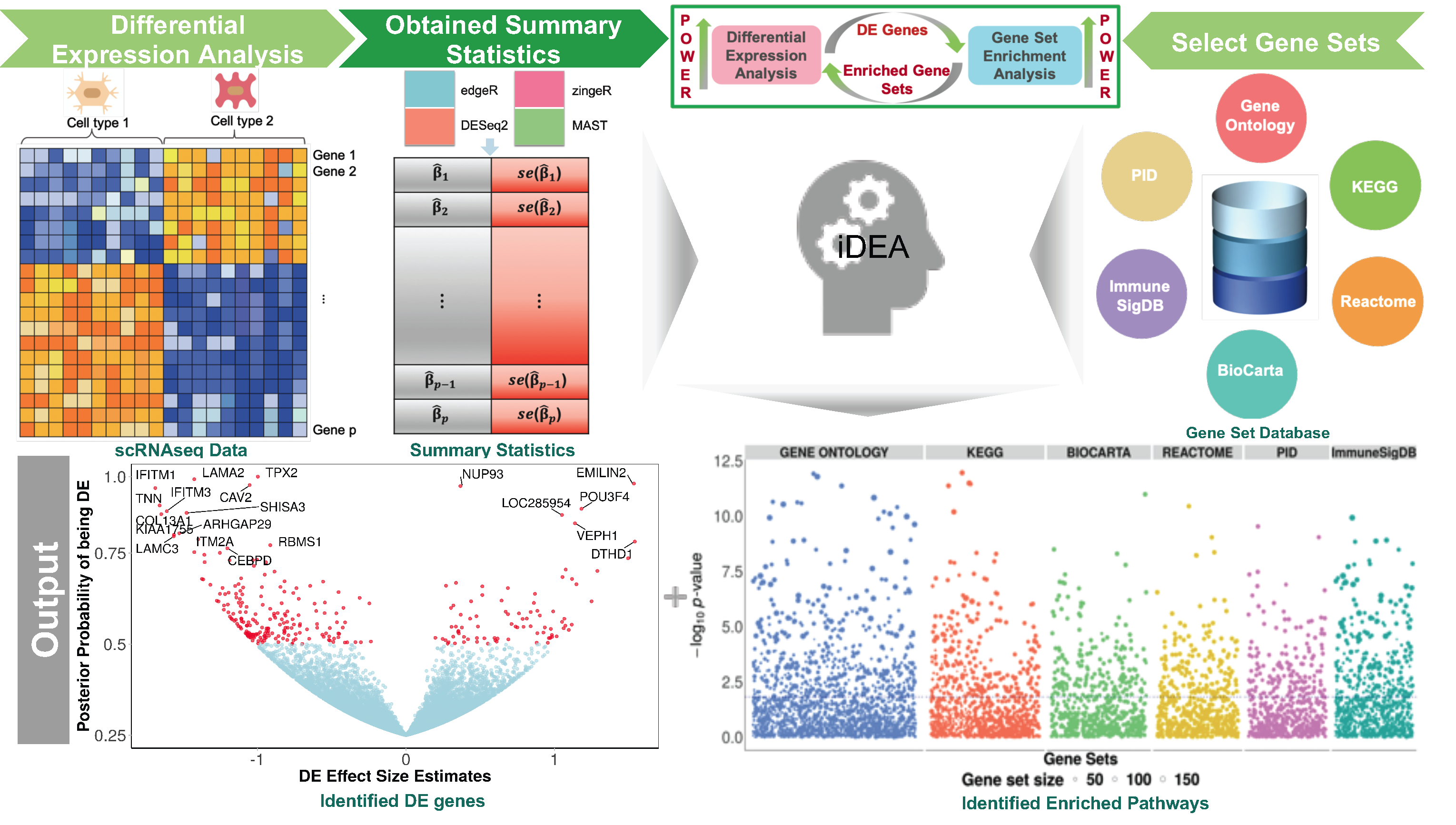 Integrative differential expression and gene set enrichment analysis using summary statistics for scRNA-seq studies